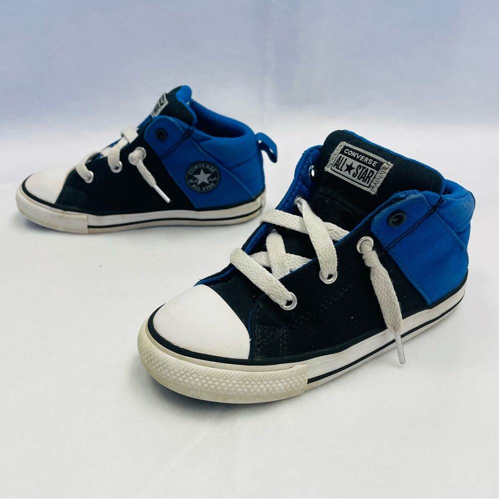 Converse Chuck Taylor All Star High Tops black and Blue size 10